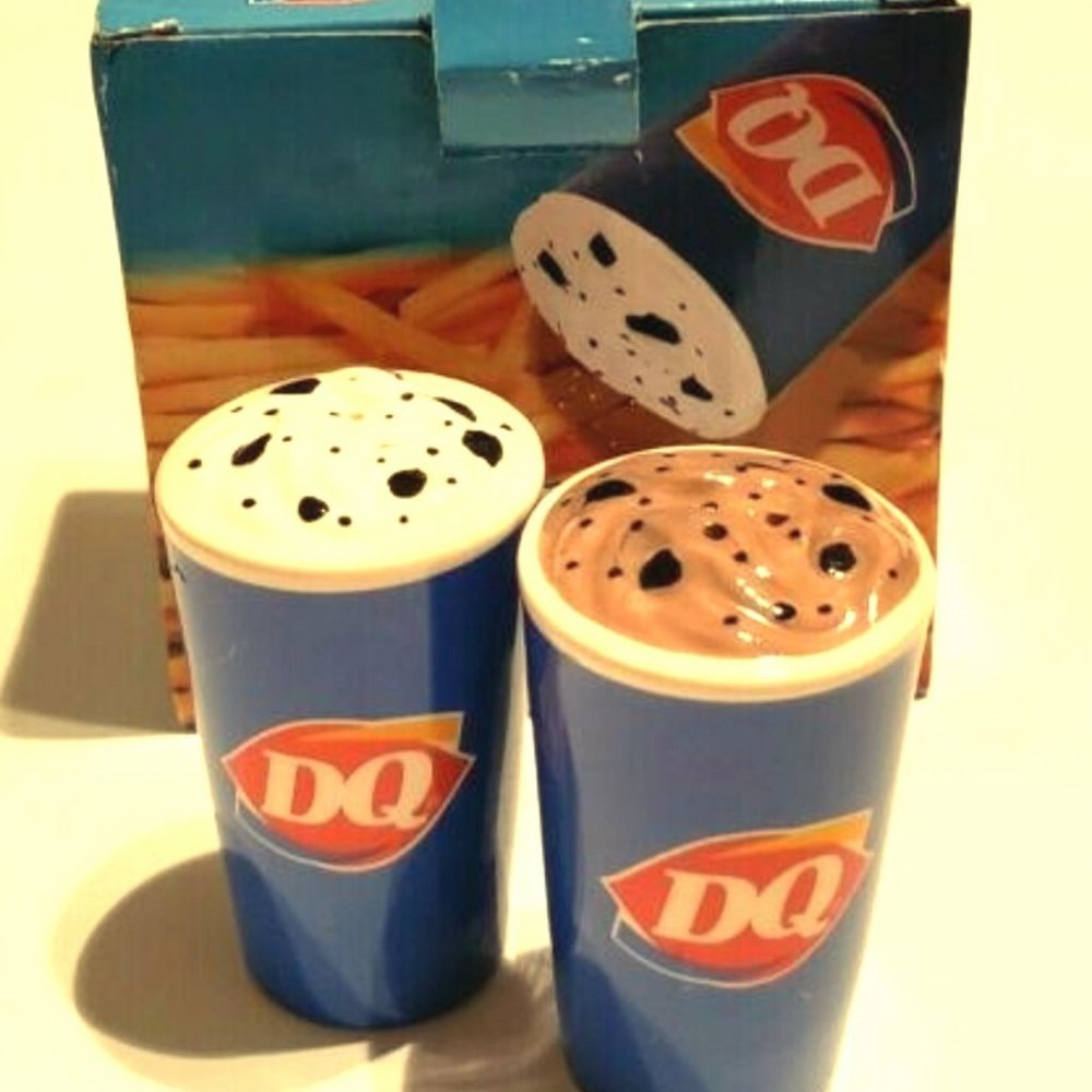 Nostalgic DQ Salt and Pepper Shakers